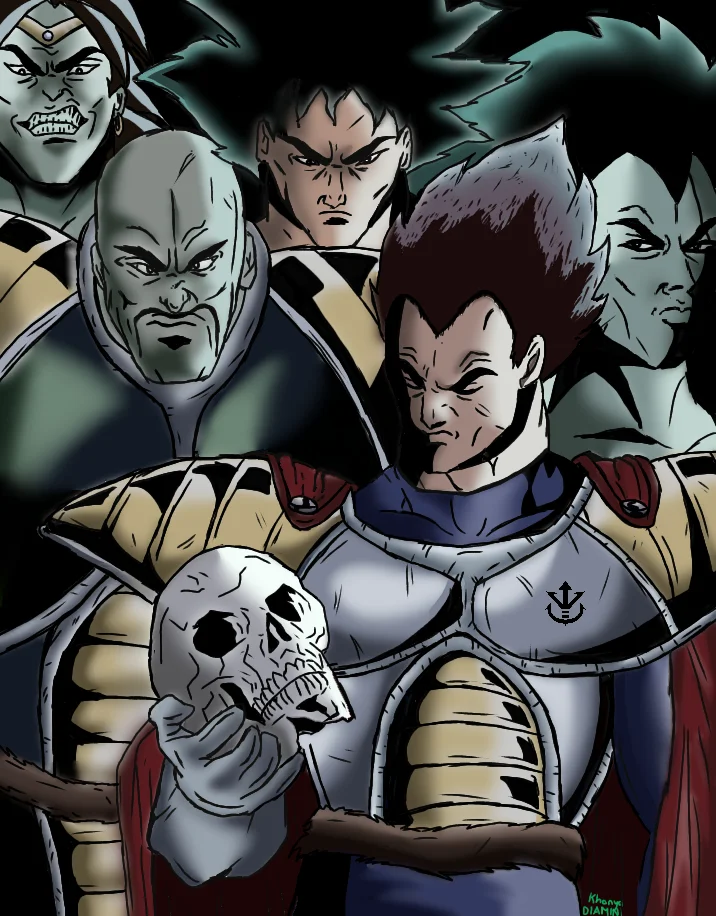 Grok and Gemini AI-generated versions of the Thragg and Viltrumites panel side by side