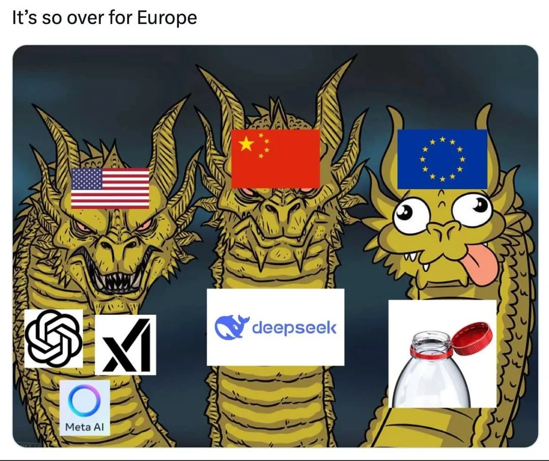 Three-headed dragon meme comparing kids born in the 90s, from 2000-2003, and from 2004 to present.