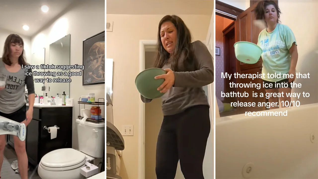 What is Throwing Ice In Bathtub Therapy Trend