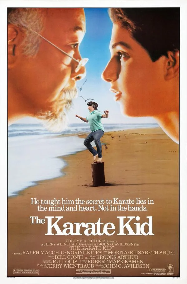 TIME's Virtual Reality Magazine Cover — Karate Kid movie poster with Palmer Luckey replacing Daniel-san in the crane kick pose.