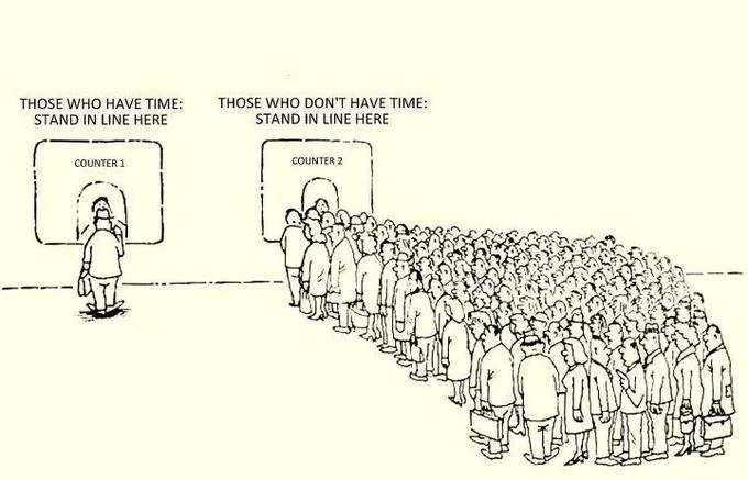 Todays Teens — THOSE WHO HAVE TIME: THOSE WHO DON'T HAVE TIME: STAND IN LINE HERE STAND IN LINE HERE COUNTER 1 COUNTER 2