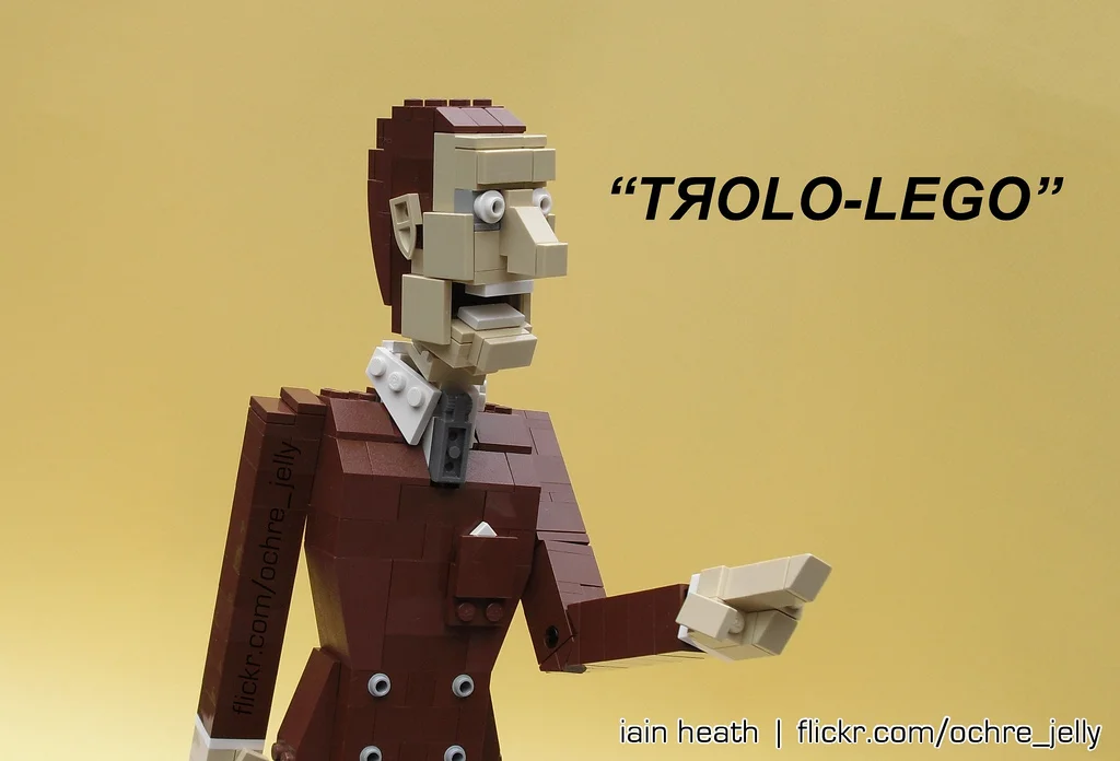 Trololo Guy — GIF of a spinning office chair in a dark office with Trololololol text overlay