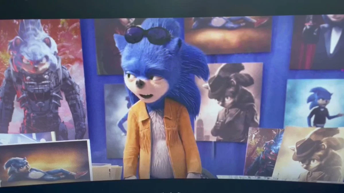 Tweet comparing original ugly Sonic to redesigned Sonic side-by-side with #ReleasetheSonicCut hashtag