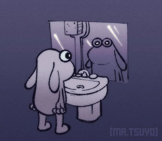 Uh Oh! You Found The Toothpaste!? — Fan art comic of the orange toothpaste character romantically smooching a toothbrush with hearts floating around.