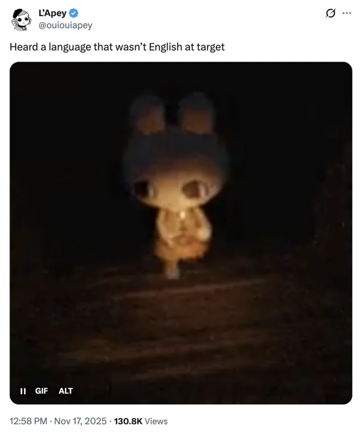Tweet using Umi walking with a candle GIF about joining a Discord server