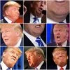 Unflattering Donald Trump — Nine-photo collage of unflattering Trump candid photographs.