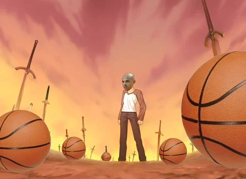 Unlimited Blade Works — Matrix-themed parody with Agent Smith clones and digital rain.