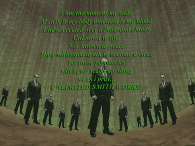 Unlimited Blade Works — Archer in ufotable anime with bone of sword incantation text.