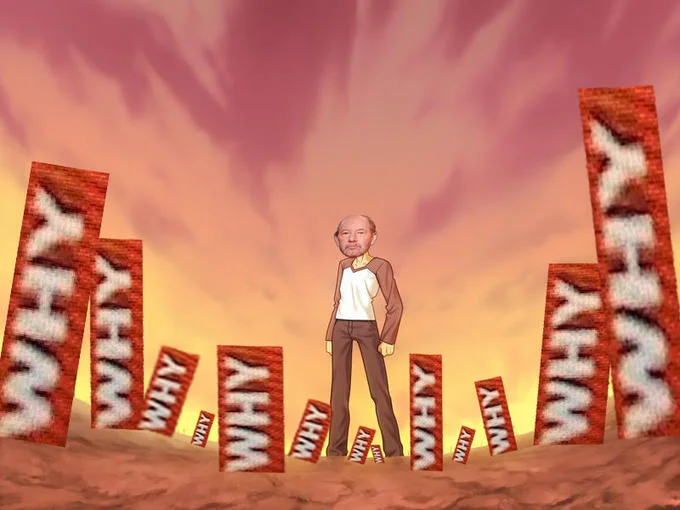 Unlimited Blade Works — Reality marble parody with WHY candy bars instead of swords.