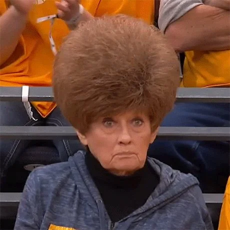 Utah Jazz Fan Hair