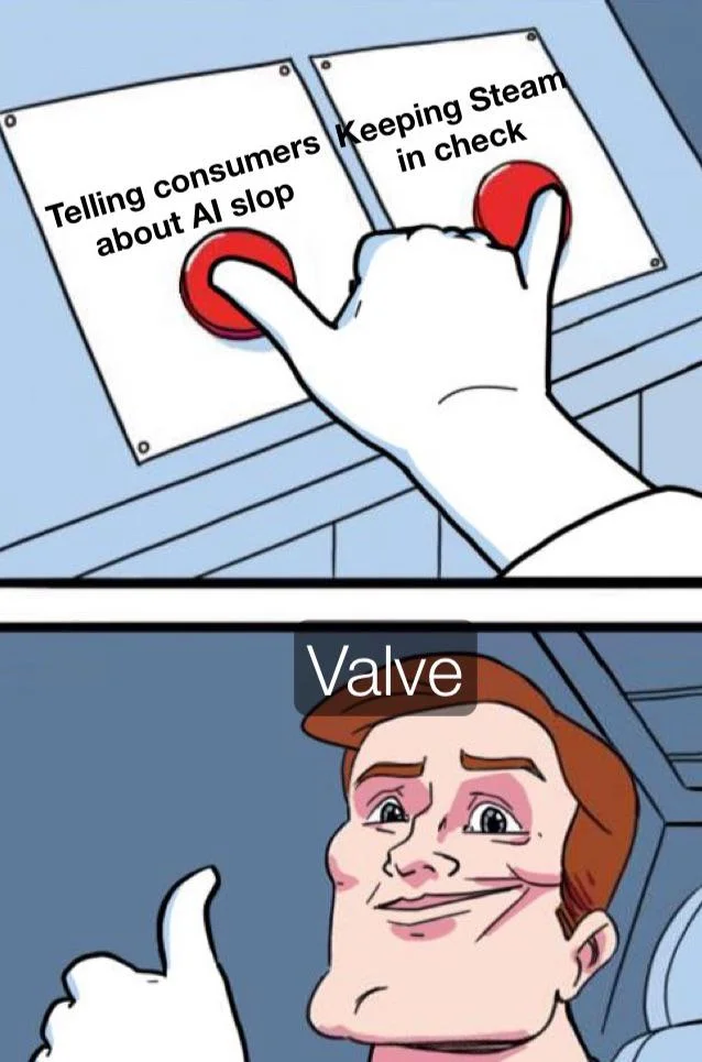 Collage of Valve game boxes with captions mocking that Valve can't count to three
