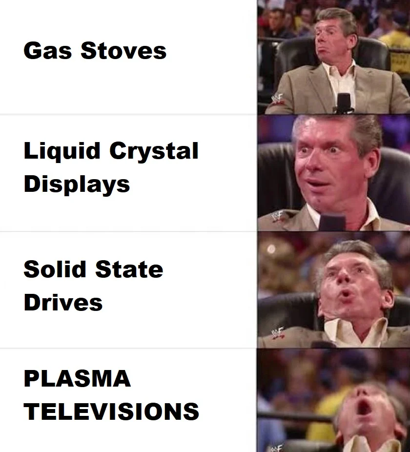 Five-panel Vince McMahon reaction meme about cozy sleep conditions