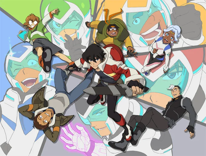 Voltron: Legendary Defender — Voltron Legendary Defender fan art of Paladins and Allura with lion portraits