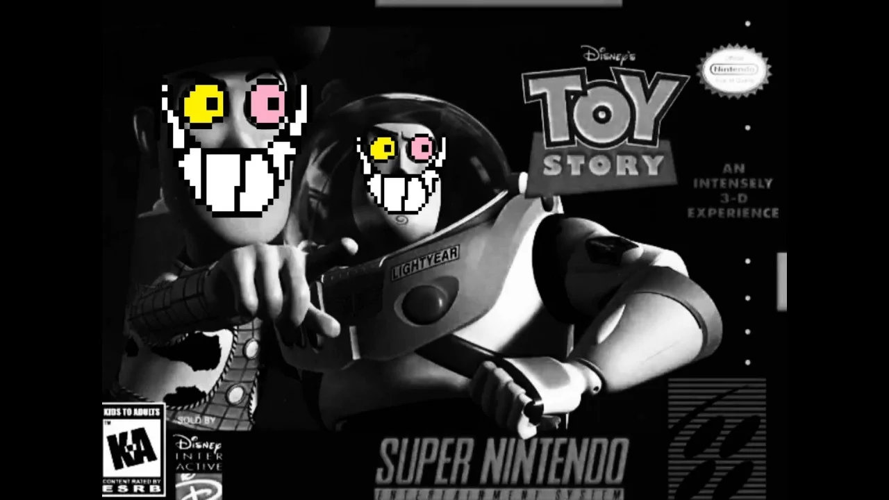 Vs Woody with Freedom Motif video thumbnail featuring Woody from Toy Story SNES