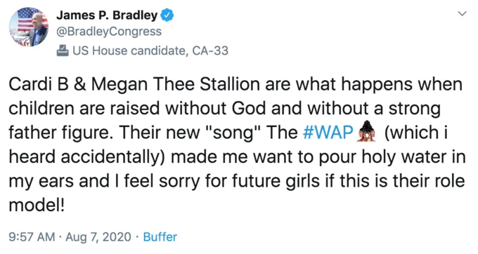 WAP Meme — Conservative political criticism of WAP song.