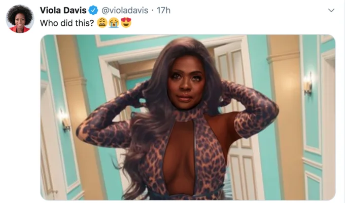 WAP Meme — Viola Davis surprised expression with hashtag.