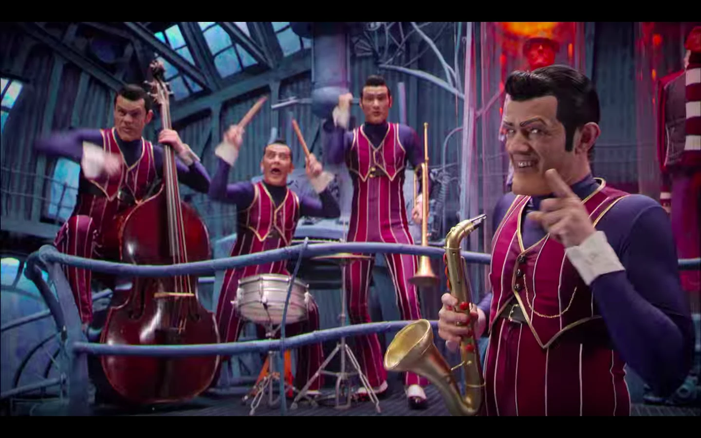 We Are Number One — Quintessential Robbie Rotten crew dance performance.