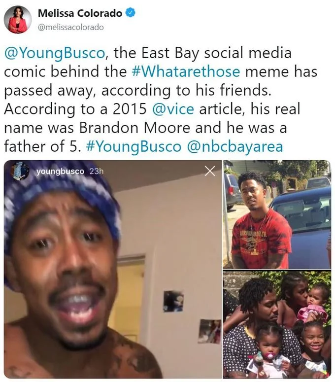 What Are Those — NBC Bay Area obituary for Young Busco.