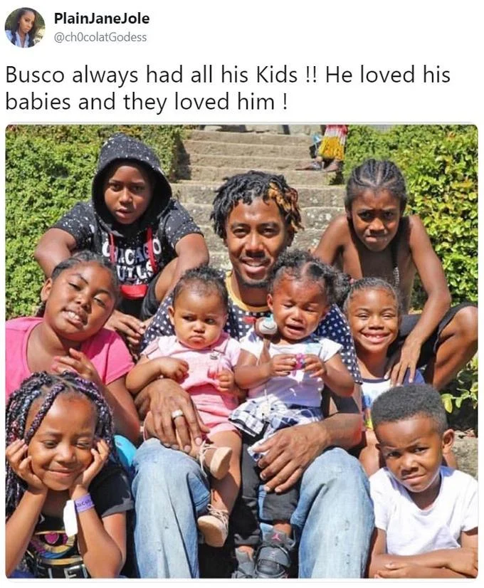 What Are Those — Twitter tribute post about Brandon Moore and children.