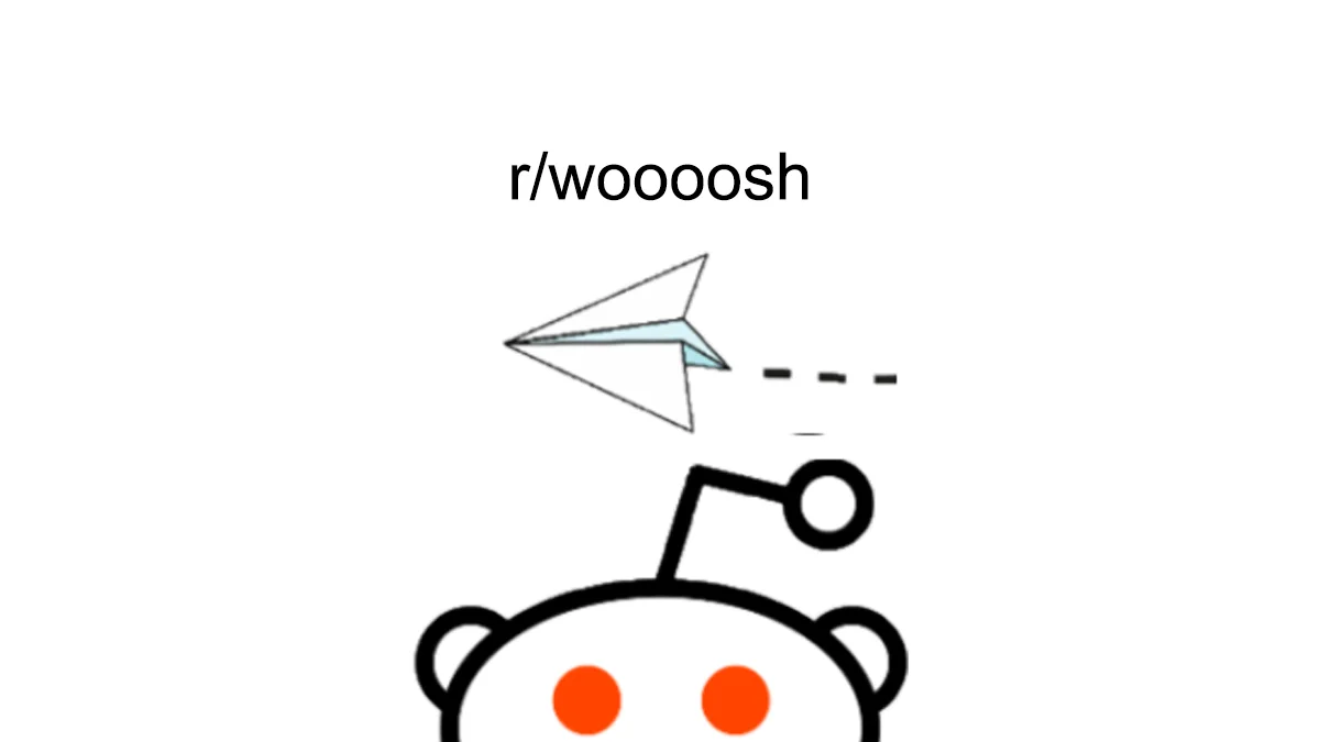 Whoosh — Star Trek character with ball labeled JOKE flying past his head