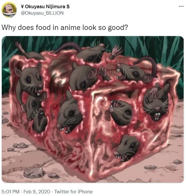 Why Does Anime Food Look So Good? — Animated ramen bowl from the Ghibli film Ponyo with ham and egg