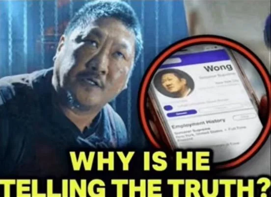 Reddit comment about Batman being a psychopath paired with the 'Why is he lying?' Wong meme.