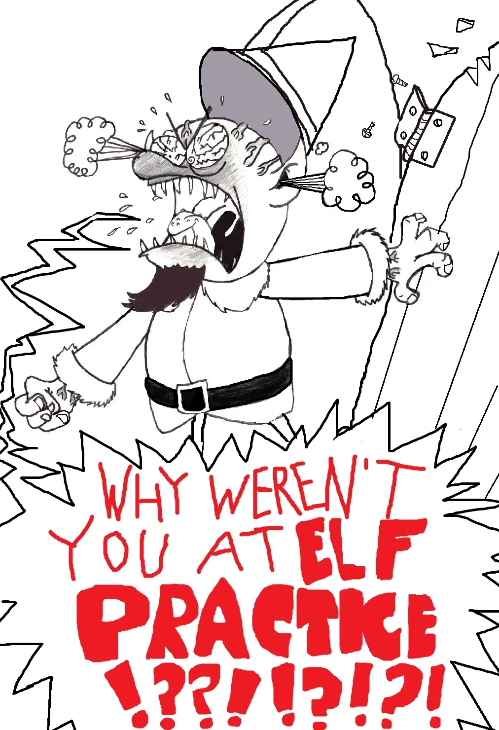 Why Weren't You at Elf Practice — My Hero Academia Tsuyu meme with the Head Elf arriving as 'I am here!' answering 'Help!'