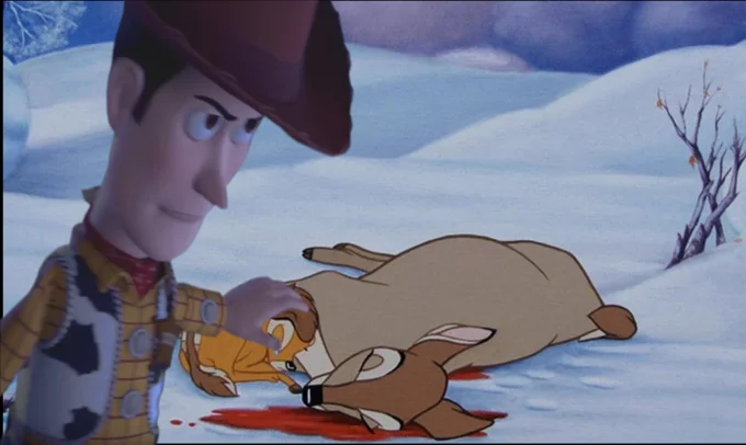 Woody Holding Sora Back
