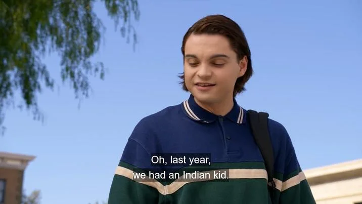Yeah But They Got Him — Young man from Ted saying 'Oh, last year, we had an Indian kid'