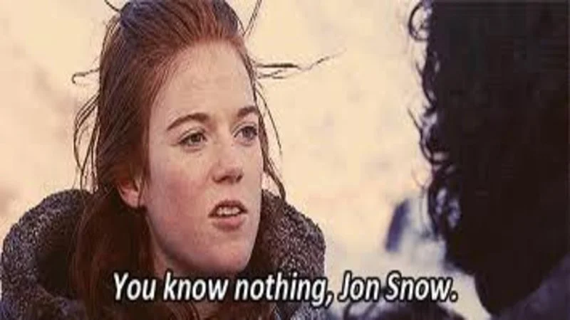 You Know Nothing, Jon Snow: Meaning & Origin