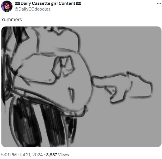 Omni-Man grabbing Mark's face from Invincible with YUMMERS caption