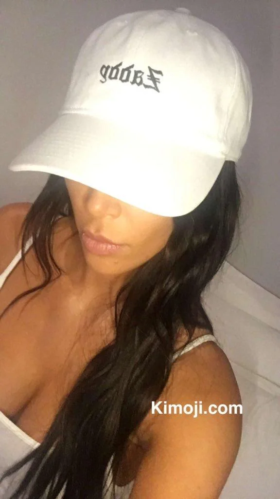 Zaddy (Slang) — White baseball cap embroidered with the word Zaddy in Old English font