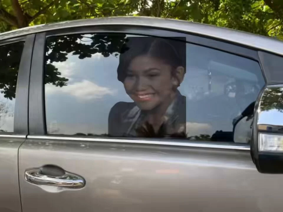Zendaya Laughing at "Never Say Never" Premiere