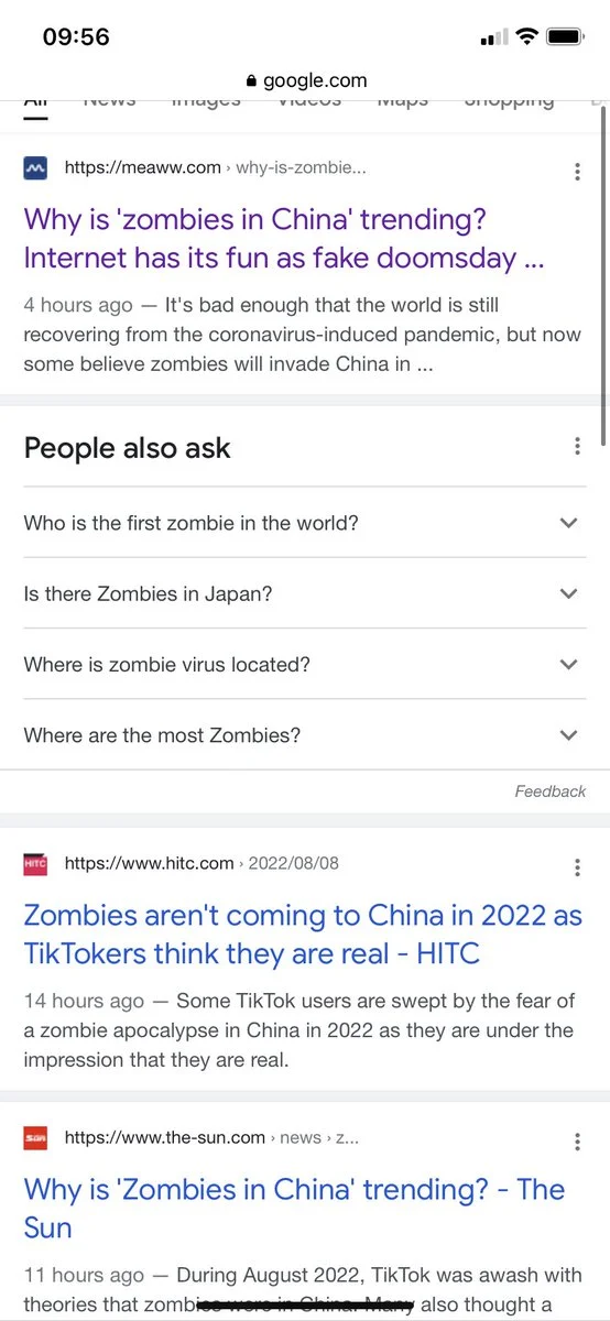 Zombies In China